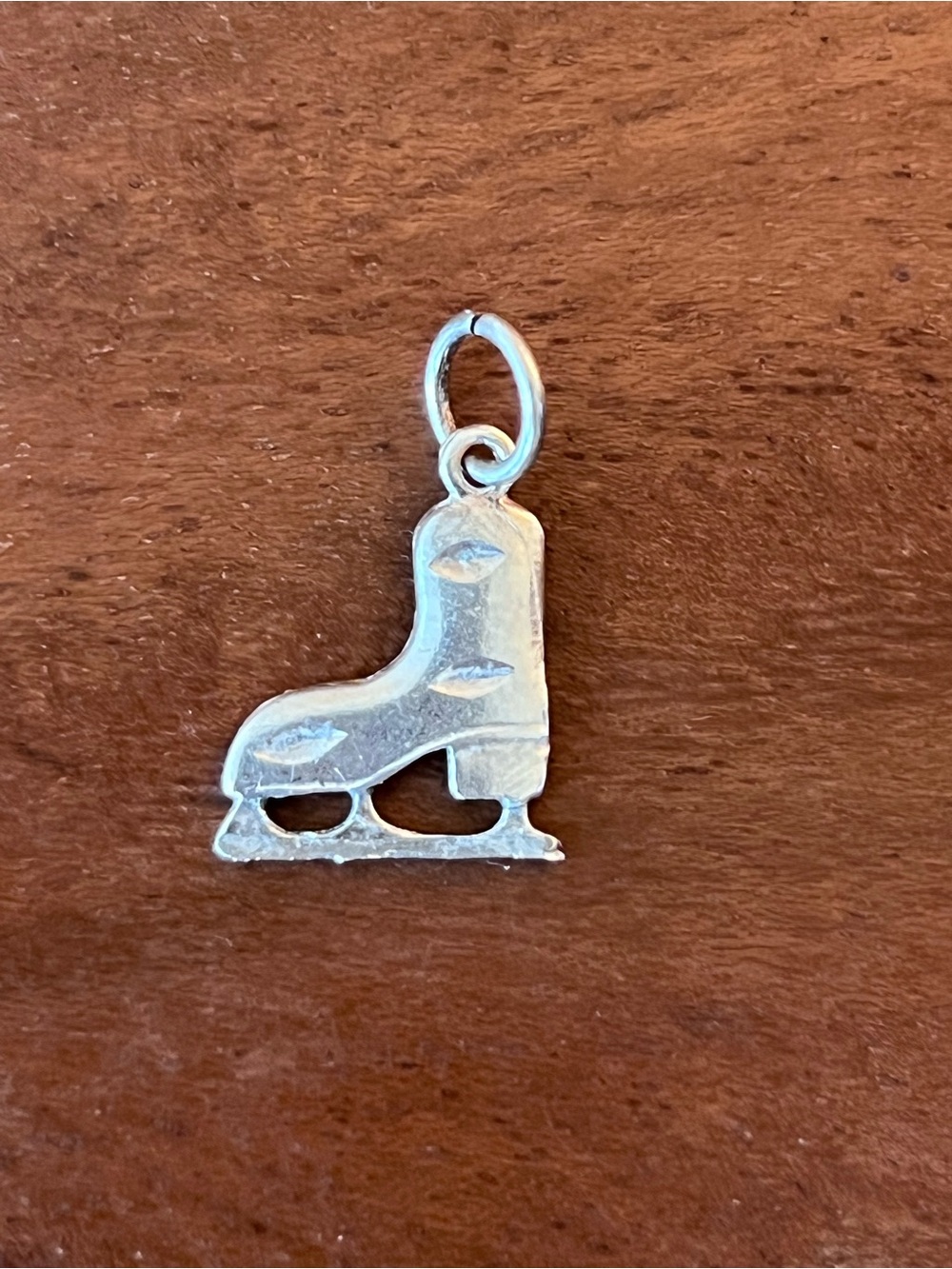 Vintage .925 Sterling Silver Ice Skate Charm